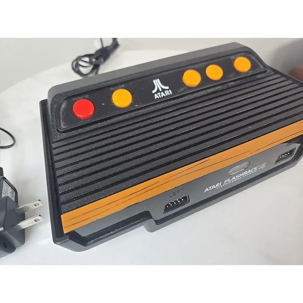 Atari - Flashback 4 classic Game Console Tested & Works Yar's Revenge Centipede